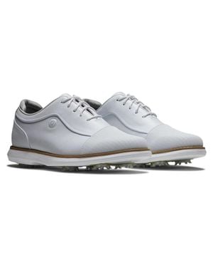 Footjoy Traditions Sneakers Cap Toe Golf Shoes Htat335 - Gray