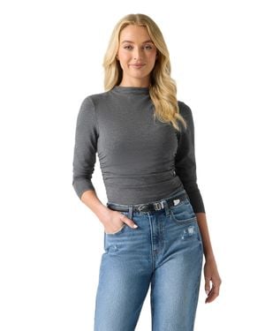 Guess Fiona Ruched Top - Blue