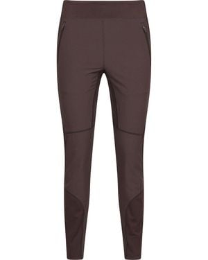 Mountain Warehouse Ladies Etna Water Resistant Leggings - Brown
