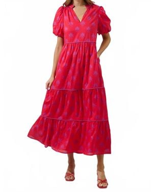 Sugarlips Delmas Floral Renley Tiered Maxi Dress