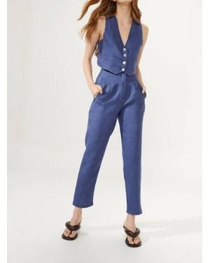Lanhtropy Texas Linen Pants - Blue