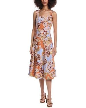 tyler boe Ginny Midi Dress - Red