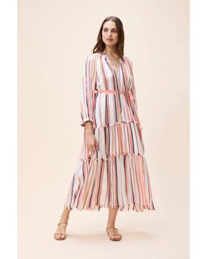 Cleobella Wisteria Midi Dress - Pink