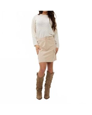 EsQualo Swerta Slub Sweater - Natural