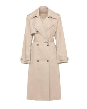 Woolrich Tech Double-Breasted Trench Coat - Natural