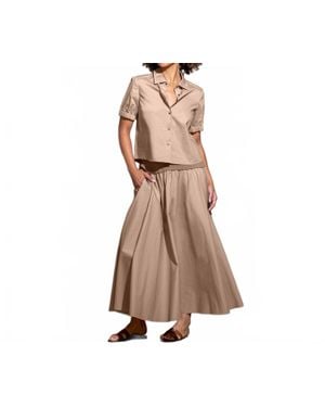 Go> By Go Silk On The Yolk Skirt - Natural