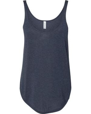 Bella Canvas Flowy Tank With Side Slit - Blue