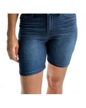 Judy Blue The Bermuda Triangle Shorts - Blue