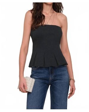 Heartloom Joylyne Strapless Knit Top - Black