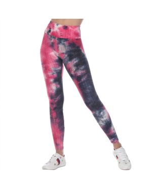 GOLDHAUS Tiktok Tiedye Legging - Pink