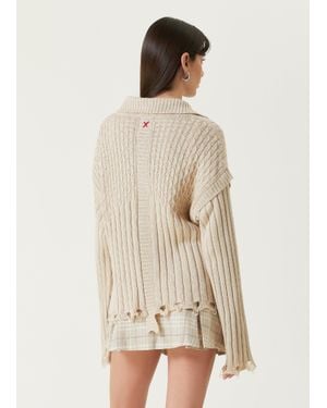 Pcfg Soft Knit Cardigan - Natural