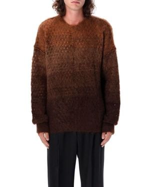 Cmmn Swdn Shia Open Knit - Brown