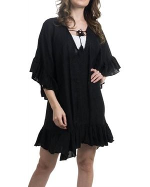 Gigi Moda Atalia Scoop Neck Tunic - Black