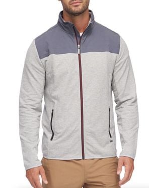 Flag & Anthem Madeflex Movement Colorblock Full-Zip Mock Neck Jacket - Blue