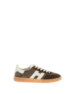 Hogan Cool Suede Sneakers - Brown