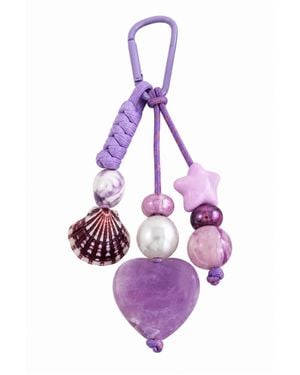MacRae & Co Seashells On The Seashore Bag Charms - Purple