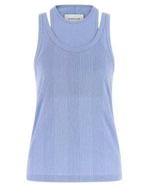 ARMARIUM Cotton Sleeveles T-Shirt - Blue
