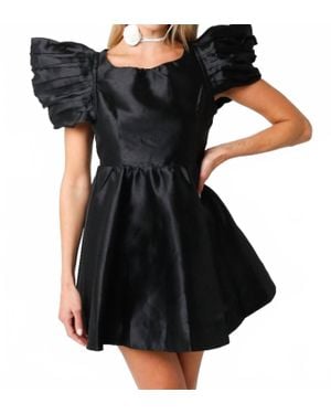 Olivaceous Bella Mini Dress - Black