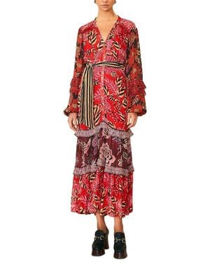 high neck flowy maxi dress ELAIA MAXI DRESS | CULT MIA