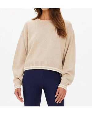 The Upside Xanthe Crewneck Wool Sweater - Blue