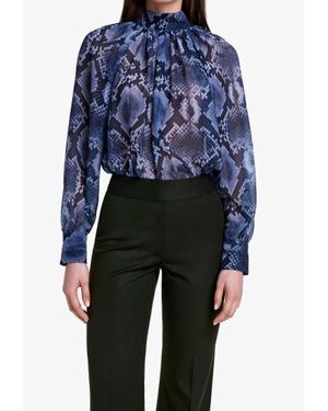 Smythe Kitten Blouse - Blue