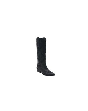 Stivali New York Jolene Western Cowboy Boots - Black