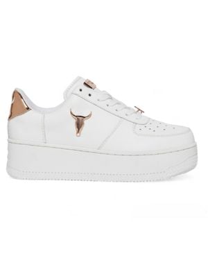 Windsor Smith Chunky Leather Sneakers - White