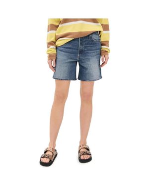 Rag & Bone Miramar Kaia Denim Shorts, Cosmos - Blue