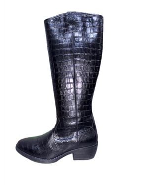 Eric Michael Briana Over The Knee Boot - Blue