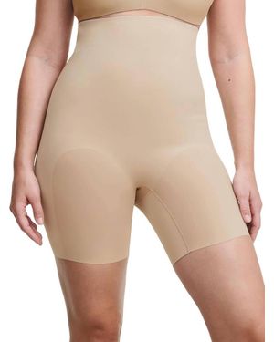 Chantelle Basic Shaping High Waist Mid-Thigh Brief - Natural