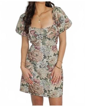 SOFIA The Label Florena Mini Dress - Gray