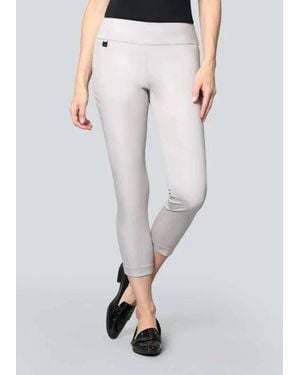 Lisette Juniper Fabric Ankle Pants - Gray