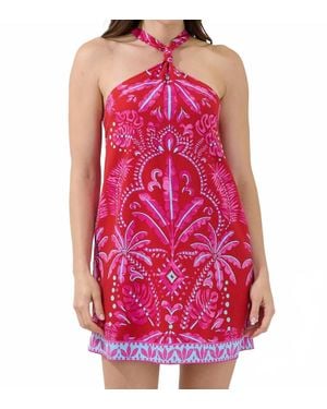 Sugarlips Amory Halter Mini Dress - Red