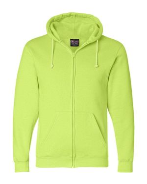BAYSIDE Usa-Made Full-Zip Hooded Sweatshirt - Green