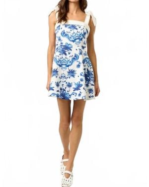 Lalavon Zephyr Mini Dress - Blue