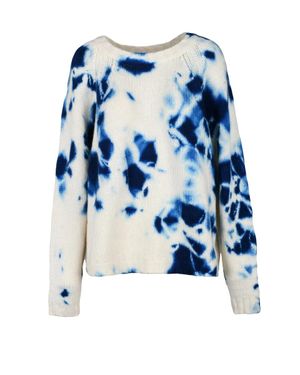 Suzusan Oversized Sweater Cashmere - Blue