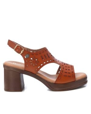Xti Fashion Heeled Sandals Refresh By - Brown