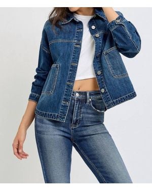 Risen Indie Denim Jacket - Blue