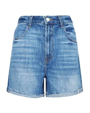 J Brand Joan High Rise Short - Blue