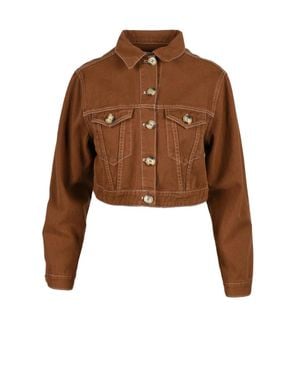 L'Autre Chose Cotton Jacket - Brown