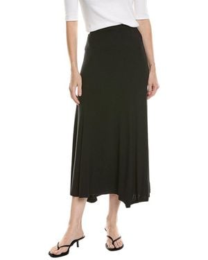 Tahari Pull-On Maxi Flare Skirt - Black