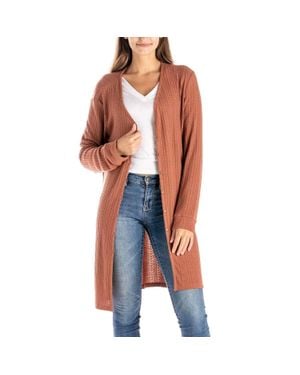 Allthreads Lakewood Pointelle Knit Cardigan - Blue