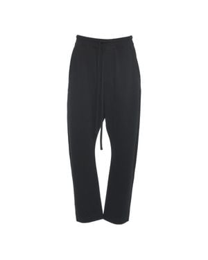 Thom Krom Sweatpants With Drawstring Waist - Black