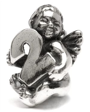 Trollbeads Cherub Two Bead Charm - Metallic