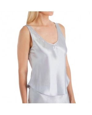 Shadowline Lingerie Satin Essentials Wide Strap Camisole - Metallic
