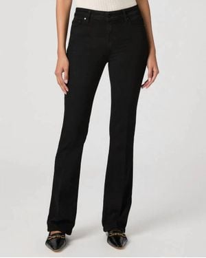 PAIGE Manhattan Bootcut 32" Jeans - Black