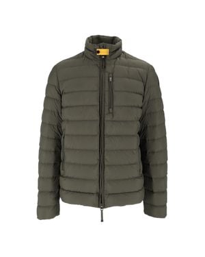 Parajumpers Ugo Quilted Zippered Pockets Down Jacket - Green
