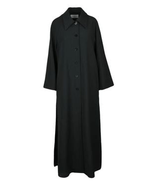 Ballantyne Long Coat Virgin Wool - Black