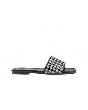 Marietta Chrousala Eucharis Flat Sandals - Black