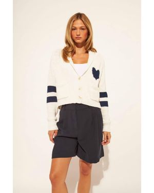 John + Jenn Maddox Cardigan - White
